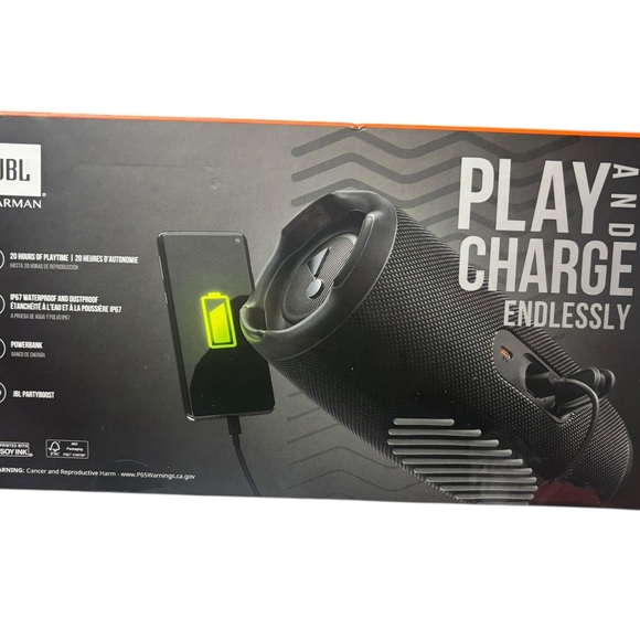 JBL Charge 5 Bluetooth Speaker - Black - Picture 6 of 6